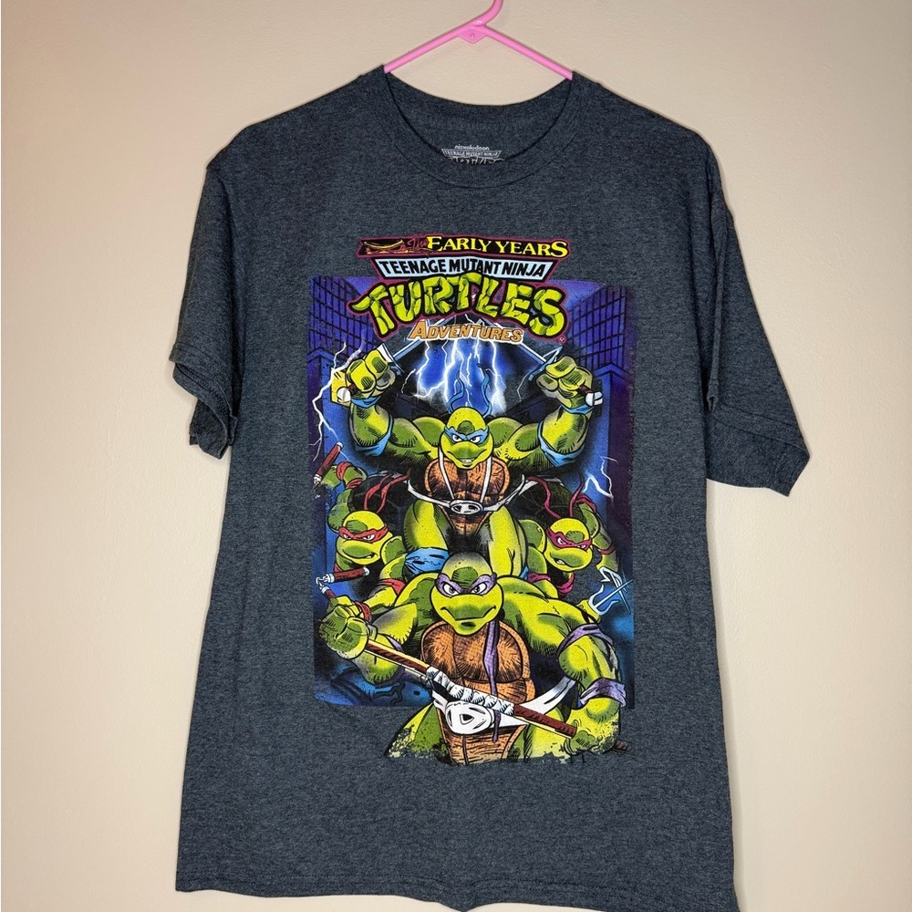 Nickelodeon Gray Teenage Mutant Ninja Turtles Tee